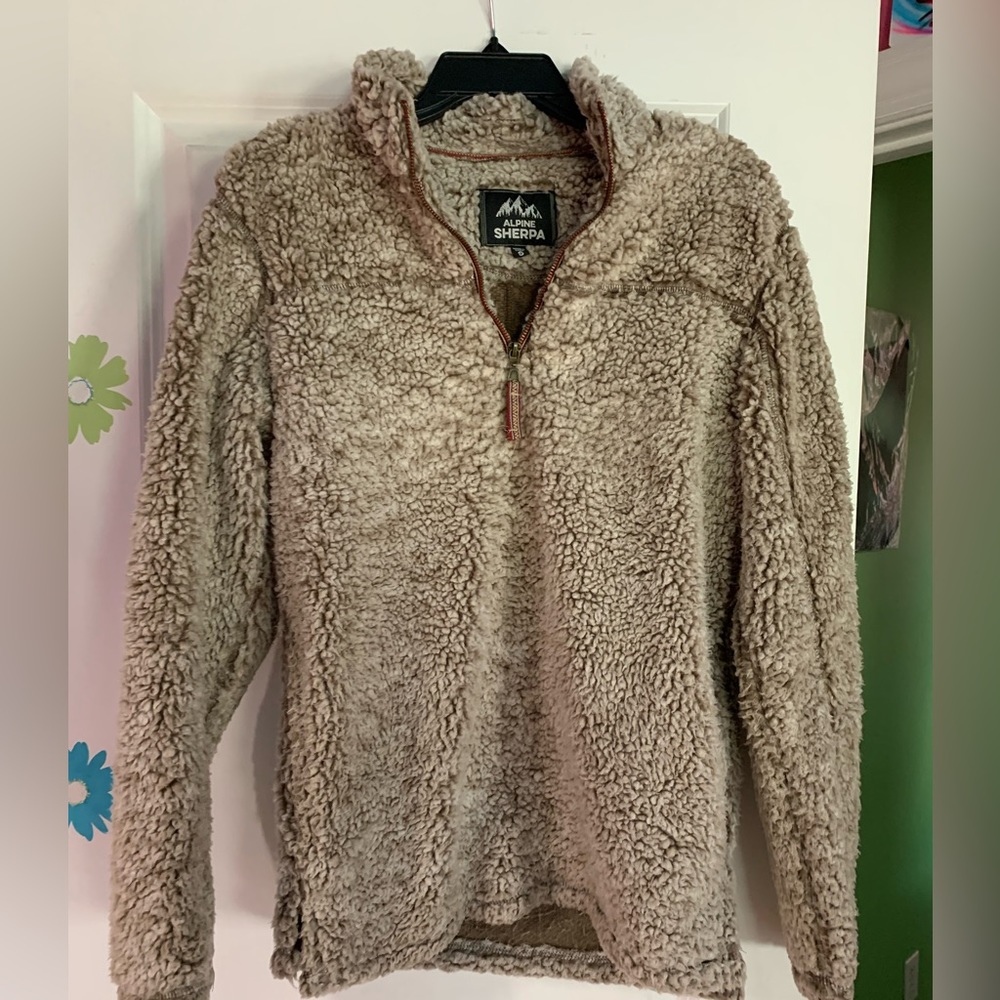 Alpine Sherpa, half zip, pull over S